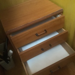 3段タンス　衣類収納の画像