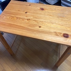 無印良品 パイン材テーブル・折りたたみ式