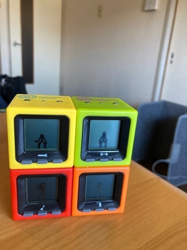 　バンダイ　キューブワールド　4個セット　中古
