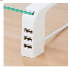 【再値下げ！】キングジムデスクボードUSBハブ付きの画像