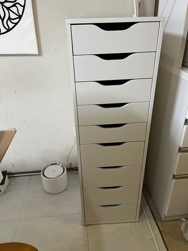 IKEAアレクス9段引出し