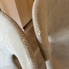 回転式ダイニングチェア グレーの画像