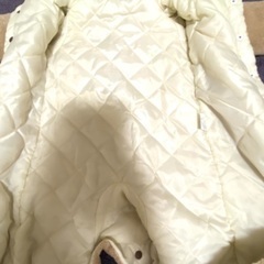 西松屋ダウン　ジャケット　上着　赤ちゃん　くまさん　クマ　おしゃれ　真冬の画像