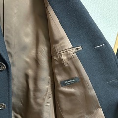 麻布テーラー製ロングコートの画像