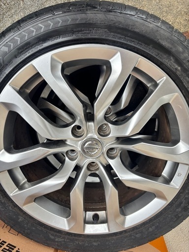 NISSAN Z34 純正アルミホイール18インチ114.3/5穴 