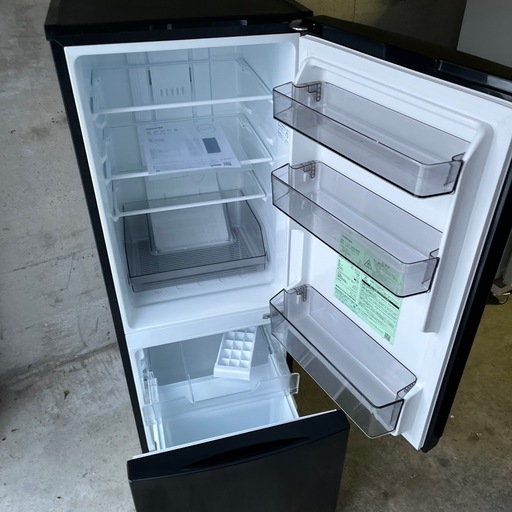 冷蔵庫 2ドア 153L 2023年製 東芝 GR-U15BS ブラック 注文 TOSHIBA