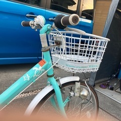 24インチ　女の子中古自転車の画像