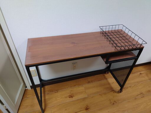 【2月半ばお渡し】IKEA 多目的テーブル 100cm×36㎝　引き出し付き