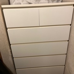 MALM IKEAマルム チェスト（引き出しx6）