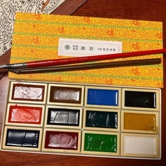 絵手紙用 顔彩　鳩居堂製