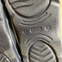 クロックス   レインブーツ　j3 21cmの画像