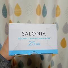 SALONIA サロニア セラミック カール ヘアアイロン コテ 25mm の画像