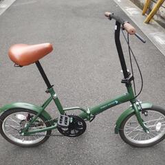 【美品】16インチ折り畳み自転車 整備済み! 