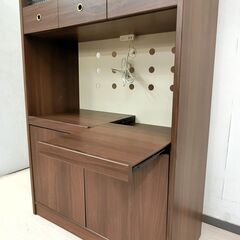 食器棚　ブラウン　W850×D400×H1600の画像