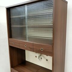 食器棚　ブラウン　W850×D400×H1600の画像