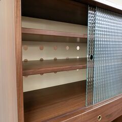 食器棚　ブラウン　W850×D400×H1600の画像