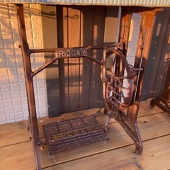 昭和レトロ　タイルシンク　ガーデニング　流し台　ミシン脚付④の画像