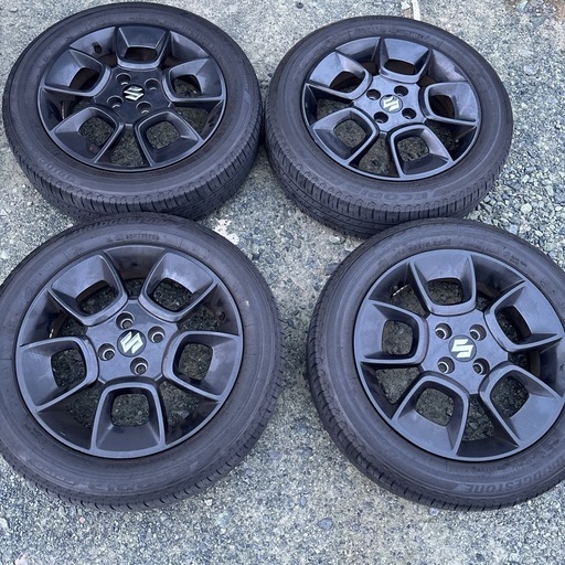 175/60R16 マットブラック ホイールセット 4本