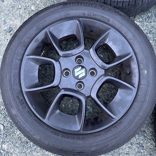 175/60R16 マットブラック ホイールセット 4本