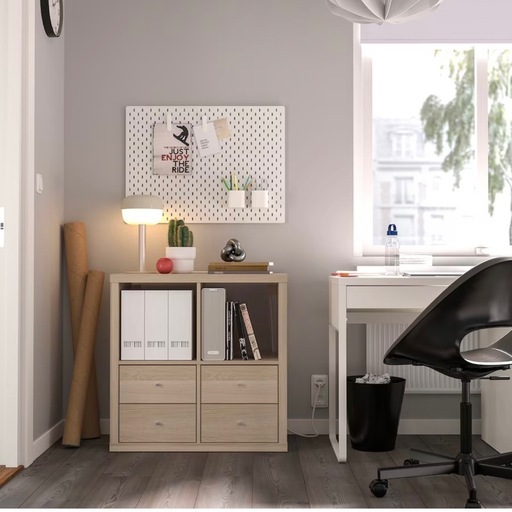 IKEA カラックス、引き出しインサート付き