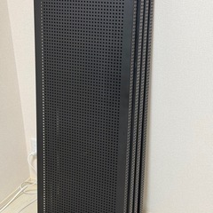 アイリスオーヤマ　パンチング棚板メタルラック　黒の画像