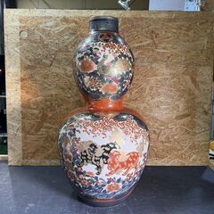 【愛品倶楽部柏店】伊万里焼 伊萬里 唐草花文 唐獅子牡丹図 瓢箪...
