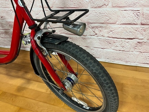 大人用】整備済中古自転車 ブリヂストン ジョシスワゴン 20/18型 赤色