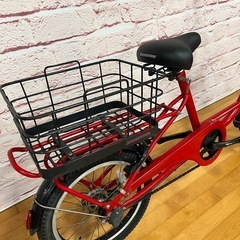 【10/31まで決算セール¥3000値引中】【大人用】整備済中古自転車 ブリヂストン ジョシスワゴン 20/18型 赤色 <自転車のオオムラ 静岡店>の画像