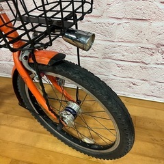 【大人用】整備済中古自転車 ブリヂストン 20型ベガス オレンジ色 <自転車のオオムラ 静岡店>の画像