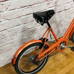 【大人用】整備済中古自転車 ブリヂストン 20型ベガス オレンジ色 <自転車のオオムラ 静岡店>の画像
