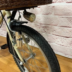 【大人用】整備済中古自転車 ブリヂストン 20型ベガス 赤/ベージュ色 <自転車のオオムラ 静岡店>の画像