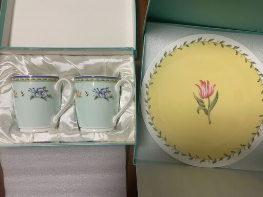 【新品】Tiffany ティファニー　カップ＆プレート　セット
