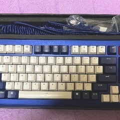 Keychron q1 ブルー　英語配列　静音化