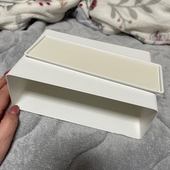 山崎実業　マグネット式　マスクケース　ホワイト　美品の画像