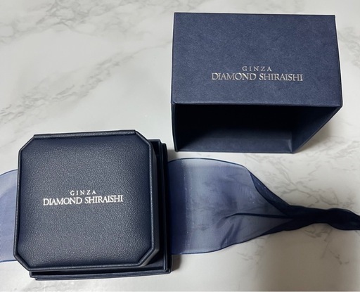 【新品未使用】銀座ダイヤモンドシライシ　婚約指輪　