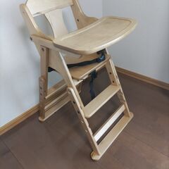 ㈱澤田木工所　木製折りたたみ　ハイ・ローチェア