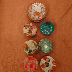 可愛い子　缶　小物入れ