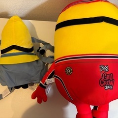 【新品/タグ付き】ミニオンズ ぬいぐるみ＆バッグ（2点セット）の画像
