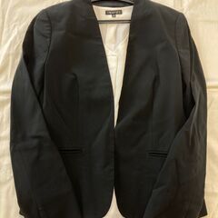 INDIVIスーツセット2/ジャケット36/スカート36/ブラウス38/事務服の画像