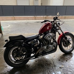 ハーレー1インチハンドルディンプル有りの画像