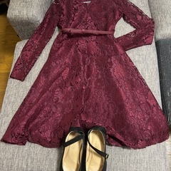 レースドレス＆パンプス
💕