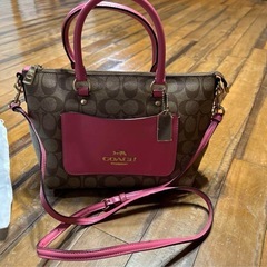 美品　coachコーチショルダーバッグの画像
