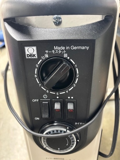 ドイツ製　オイルヒーター　使用1シーズンのみ