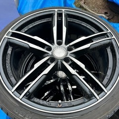 20インチ　ホイールのみ 114.3 5H 8.5J + 9.5J 