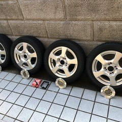 スタッドレスタイヤホイール4本セット　155 65R 14
