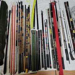 釣り具　竿　色々　まとめ売り　リール　釣り糸　かご　釣り用品　渓流　海釣り　ダイワの画像
