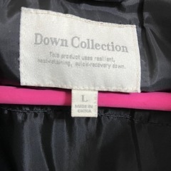 お値下げ🎵Down Collection ブラック ロングダウンジャケット Lサイズの画像