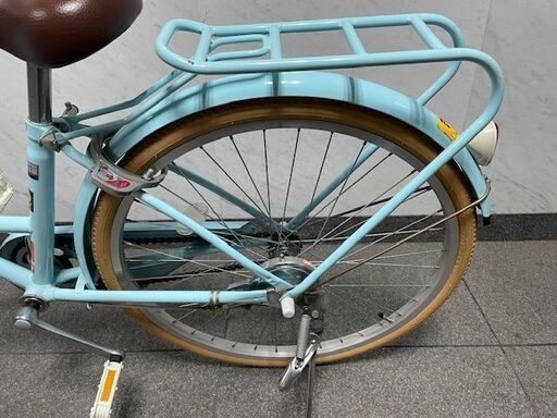★美品★　子供用自転車　24インチ　水色