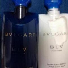 価格交渉不可　2020年限定販売品　BVLGARI　香水　ジェル　ローション　ブルガリブルーМ　1/2　ブルガリプールオム　シャンプー＆シャワージェル　アフターシェーブバーム　80％の画像