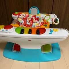 値下げ6000円→3800円✨フィッシャープラス プライス４ＷＡＹ指遊びがいっぱい おてて＆あんよピアノ Fisher-Price の画像